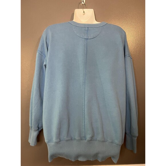 American Eagle Sweatshirt Womens XS Blue Eagle 1977 Graphic Crewneck Pullover - Picture 5 of 7